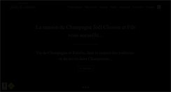 Desktop Screenshot of champagne-joel-closson.com